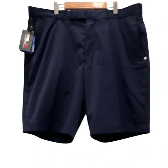 RLX Ralph Lauren Golf Shorts Men’s 36 Navy Blue Performance Stretch Sand Hollow - Picture 1 of 9